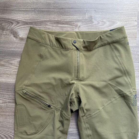 Mountain Hardwear Recco GoreTex Snow Ski Pants Women's MT Green - Picture 2 of 12